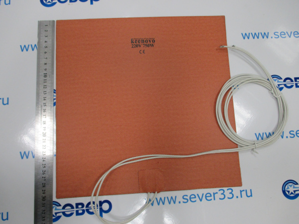 Гибкая нагревающая пластина 750В 220В (300х300) Keenovo